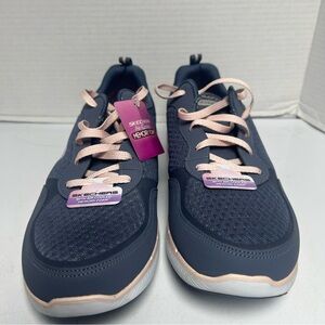 Skechers Dark Blue and Light Pink Sneakers